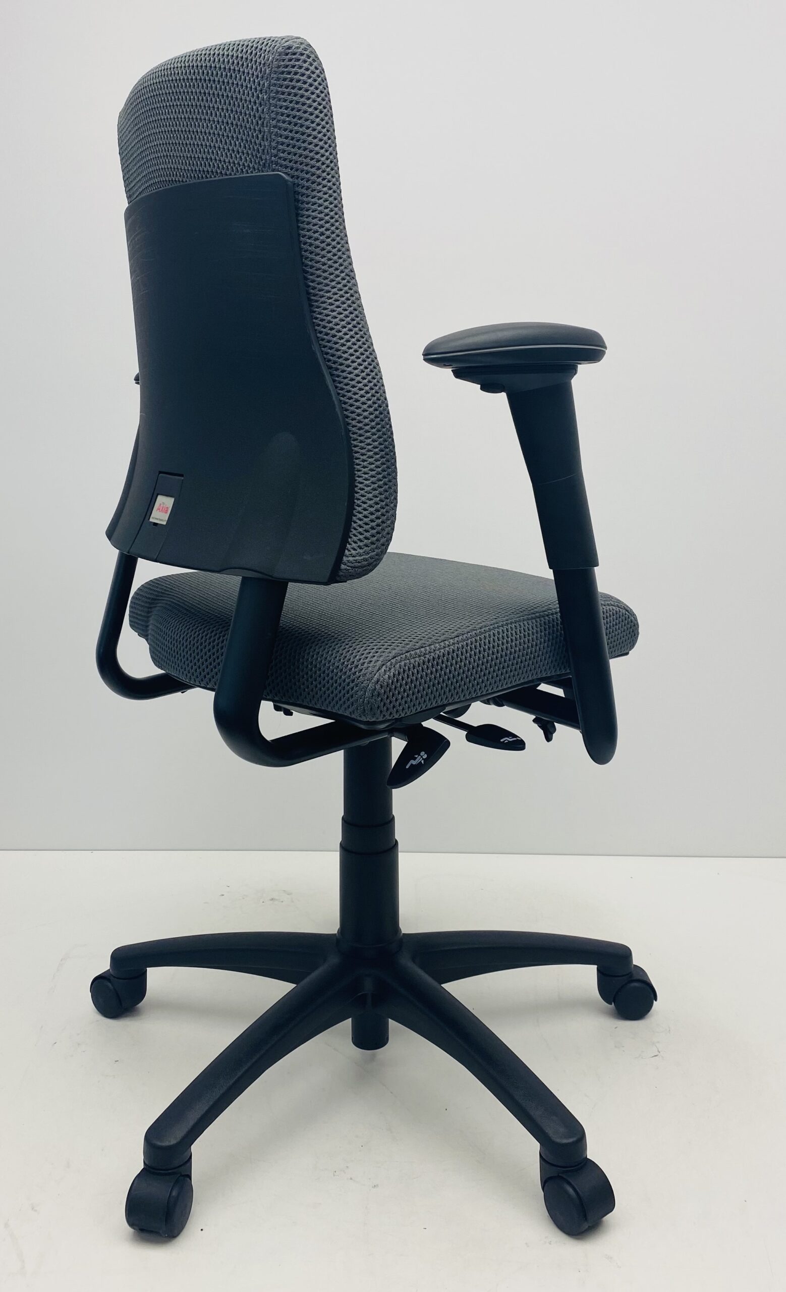 Bureaustoel BMA Axia Pro extra hoge rug grijs nieuwe stof