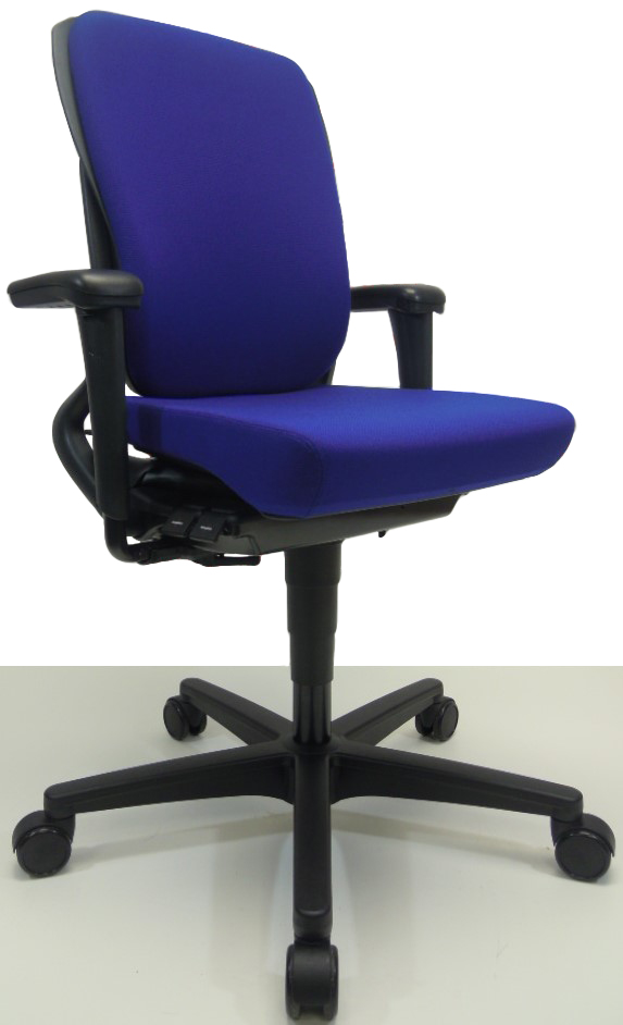 Bureaustoel Ahrend 230 extra hoge rug donker blauw