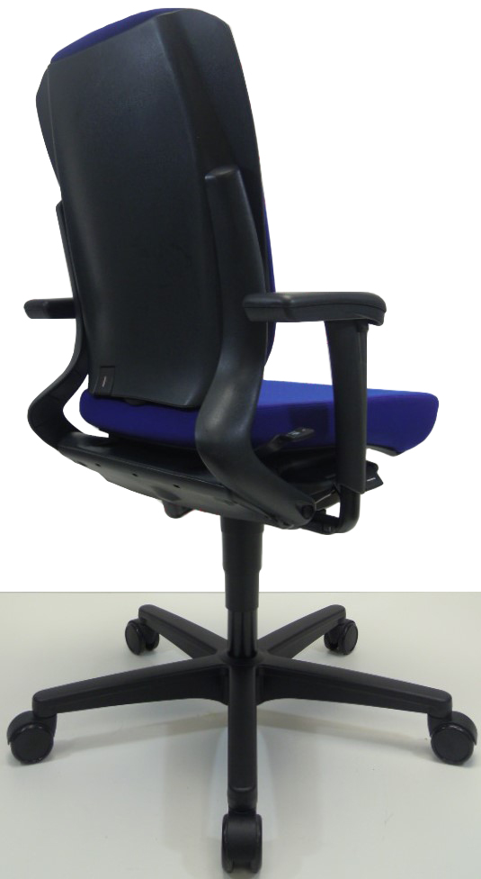 Bureaustoel Ahrend 230 extra hoge rug donker blauw