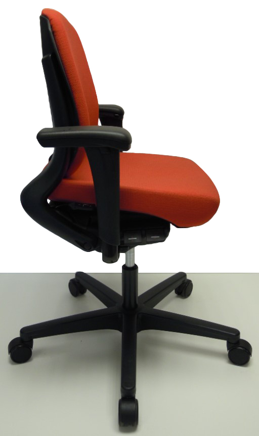 Bureaustoel Ahrend 230 middelhoge rug rood