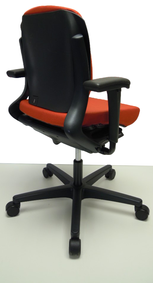 Bureaustoel Ahrend 230 middelhoge rug rood
