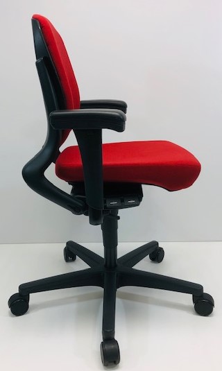 Bureaustoel Ahrend 230 middelhoge rug rood
