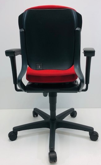 Bureaustoel Ahrend 230 middelhoge rug rood