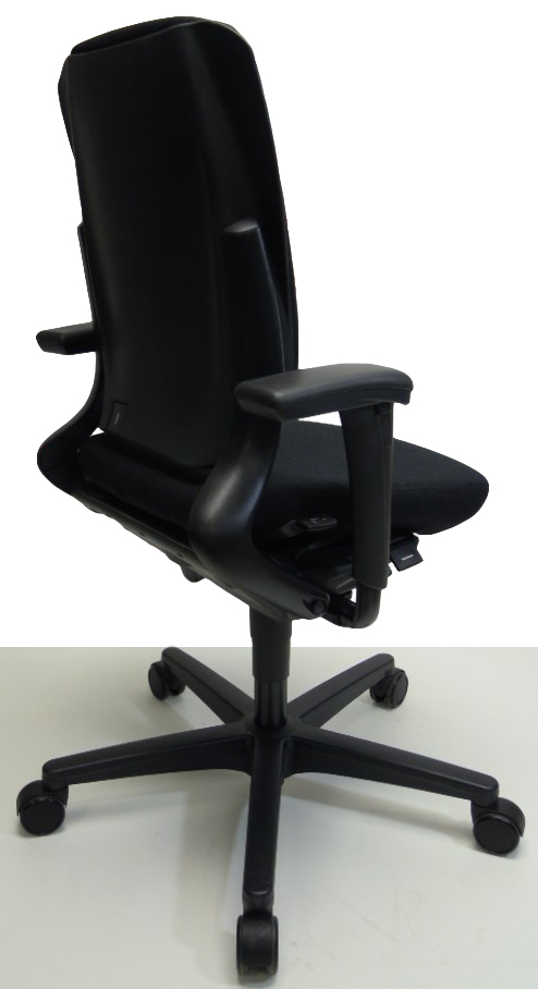 Nieuwe Bureaustoel Ahrend 230 extra hoge rug nieuwe stof zwart