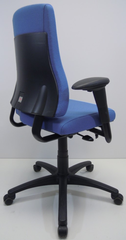 Bureaustoel BMA Axia Pro extra hoge rug blauw