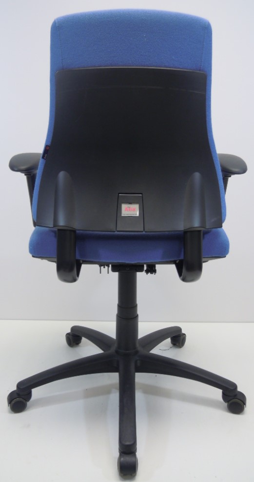 Bureaustoel BMA Axia Pro extra hoge rug blauw