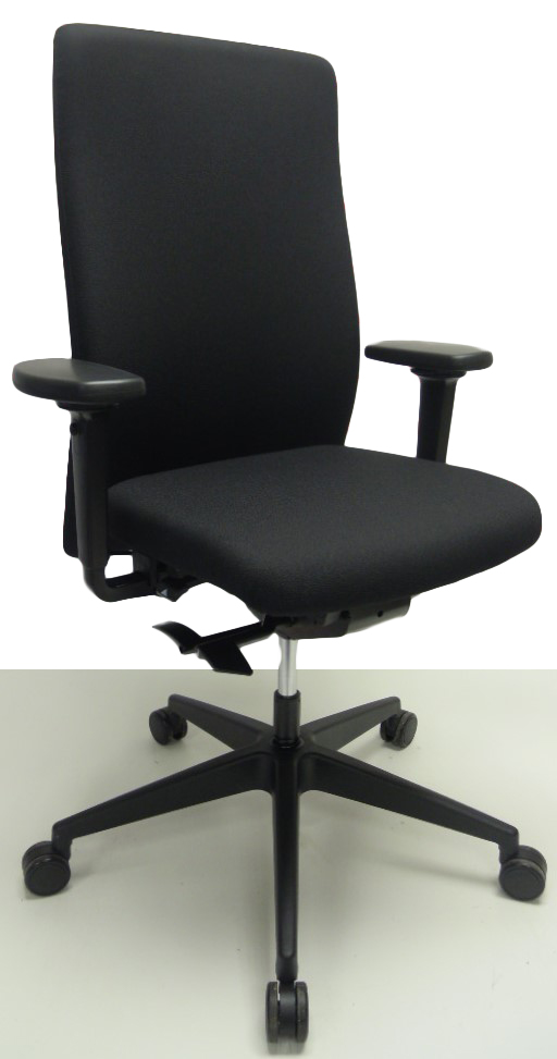 Bureaustoel Interstuhl Goal zwart verstel. armleg.