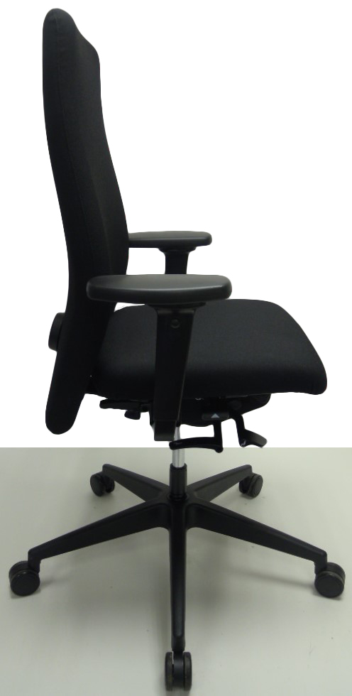 Bureaustoel Interstuhl Goal zwart verstel. armleg.