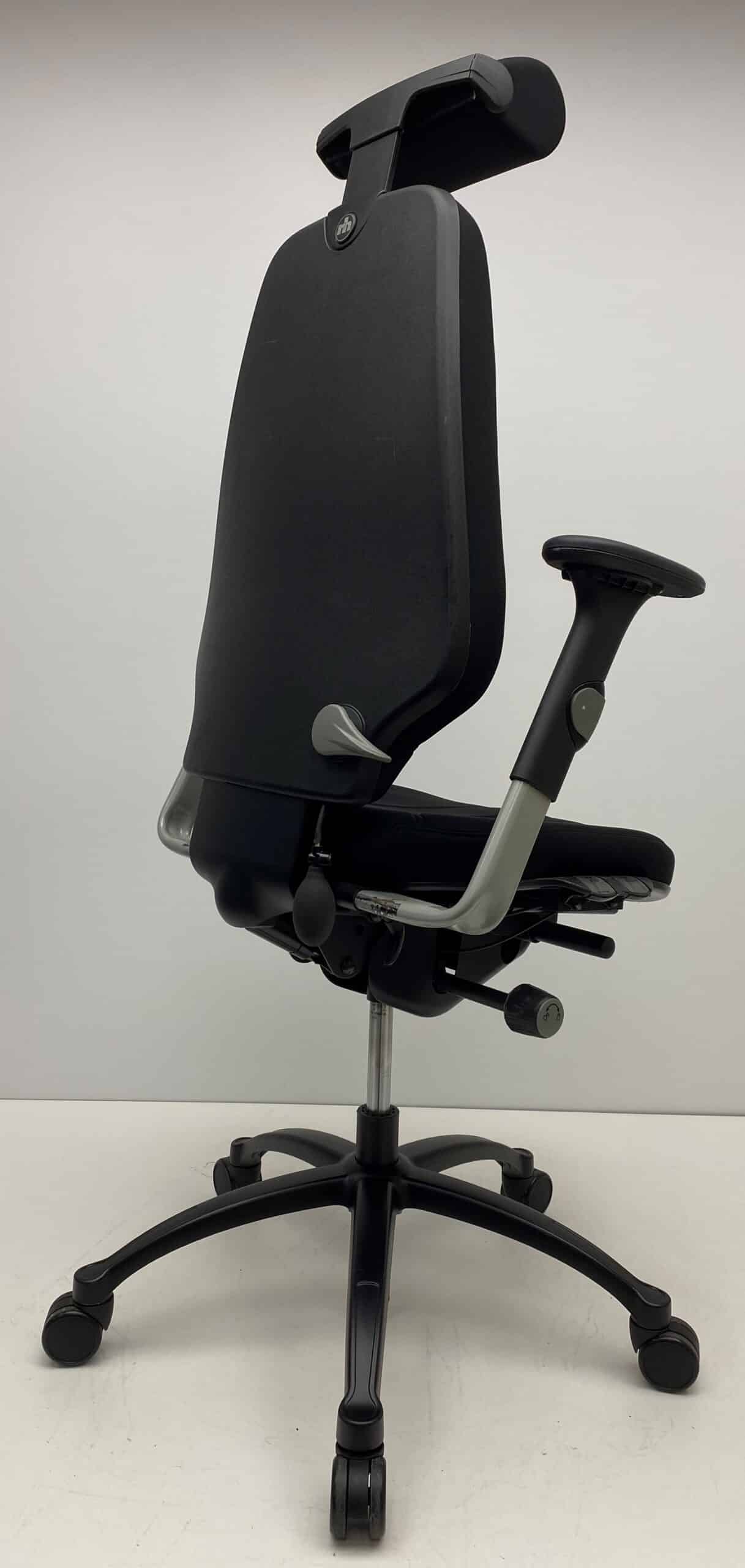Bureaustoel RH Logic 400 zwart nieuwe stof