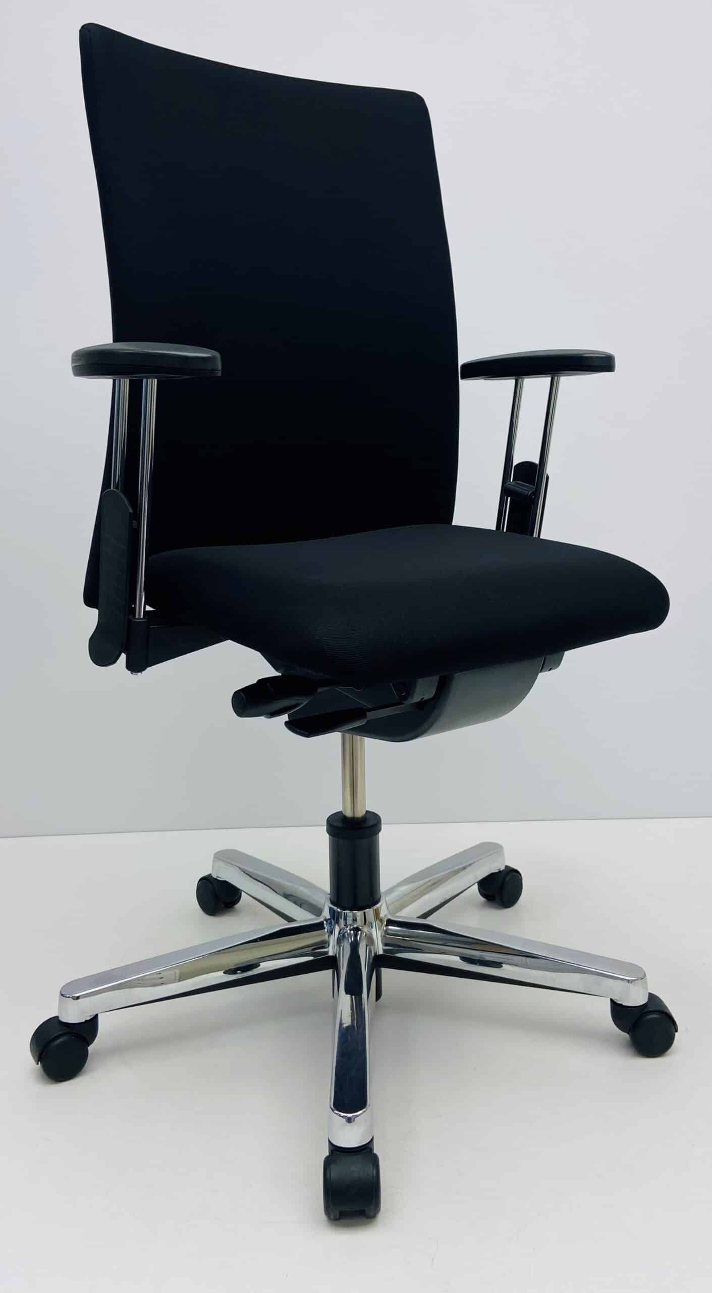 Bureastoel Comforto 55 zwart nieuwe stof
