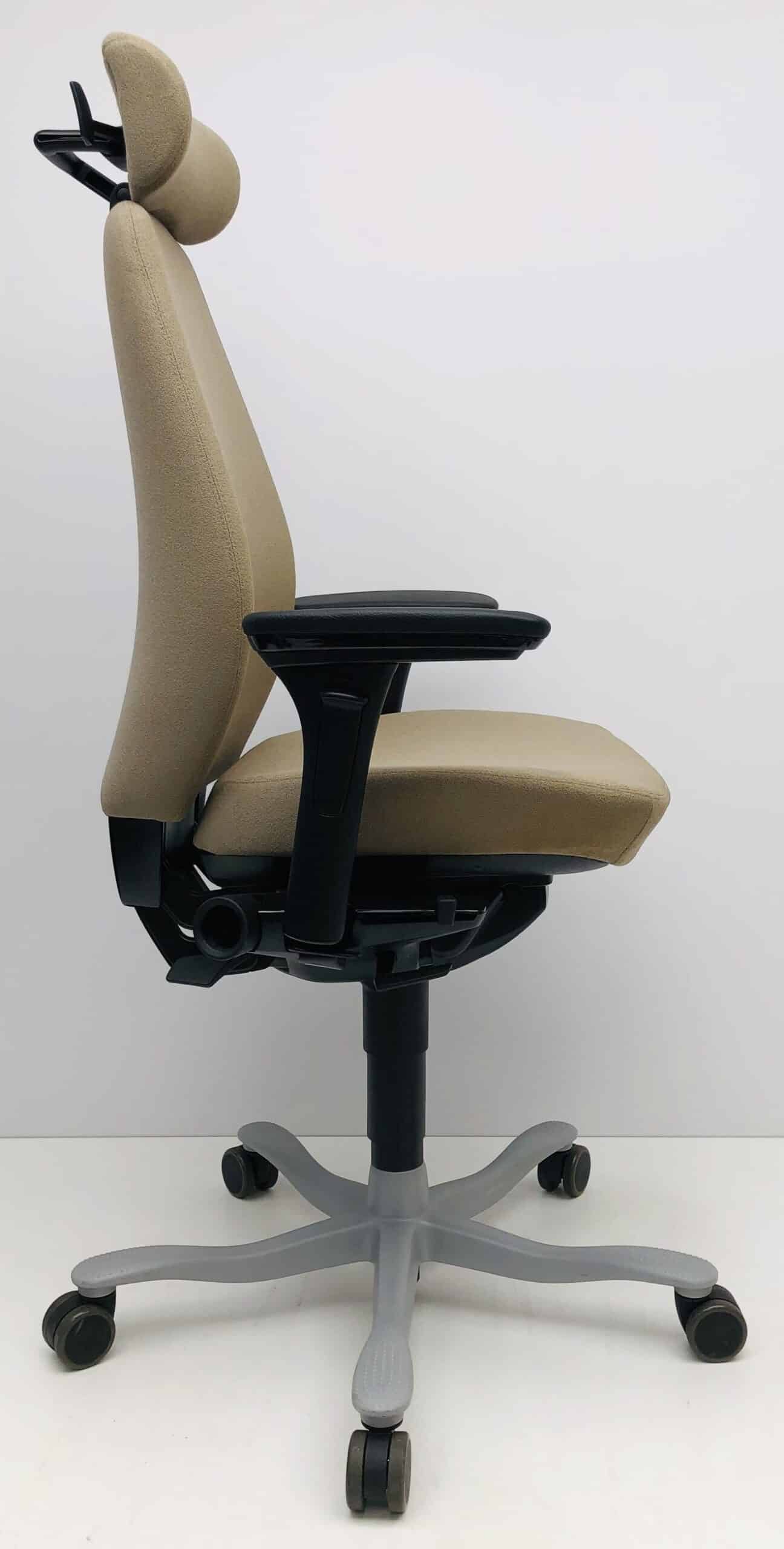 Bureaustoel Kinnarps 9000 Beige met hoofdsteun