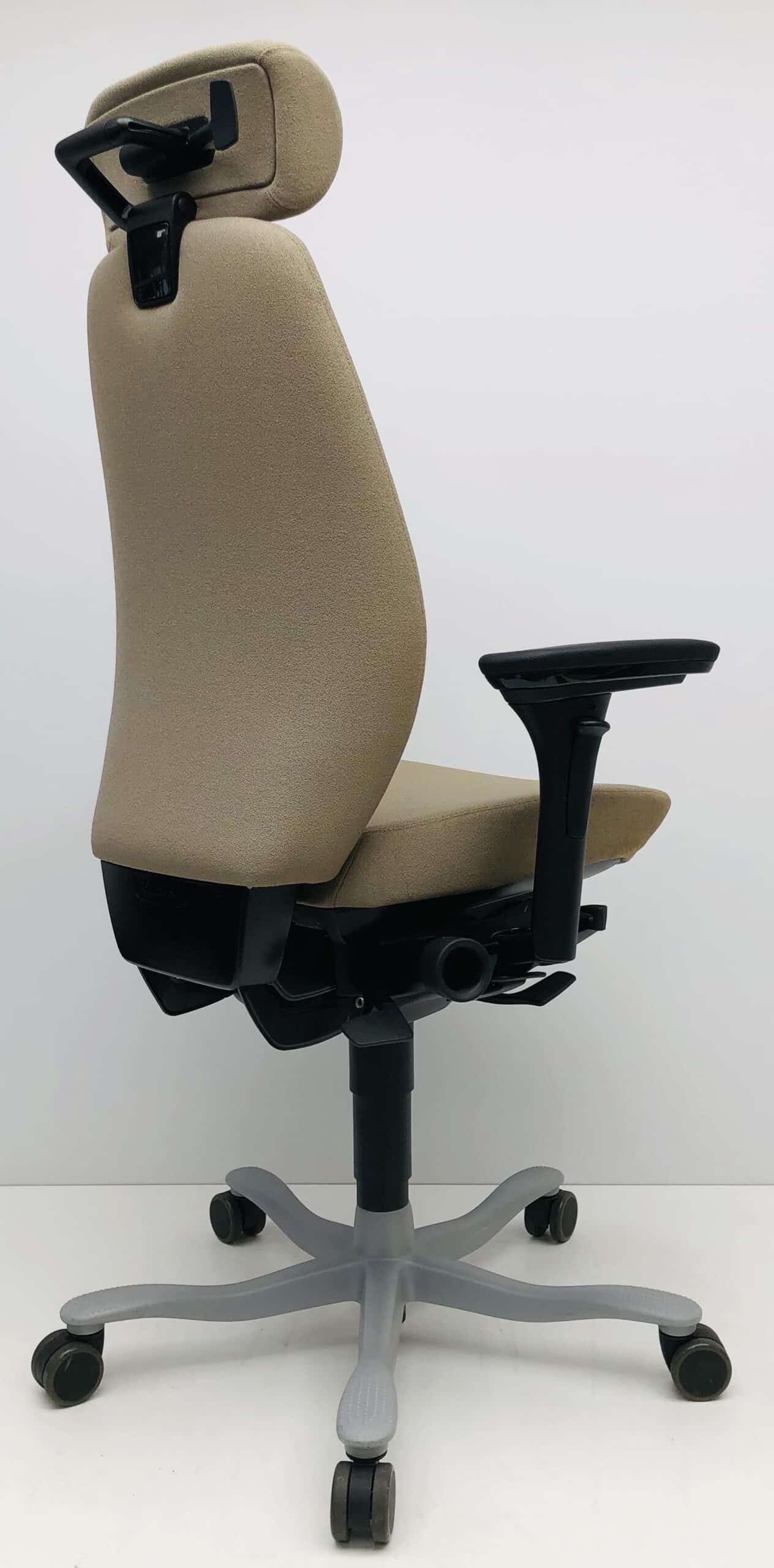 Bureaustoel Kinnarps 9000 Beige met hoofdsteun