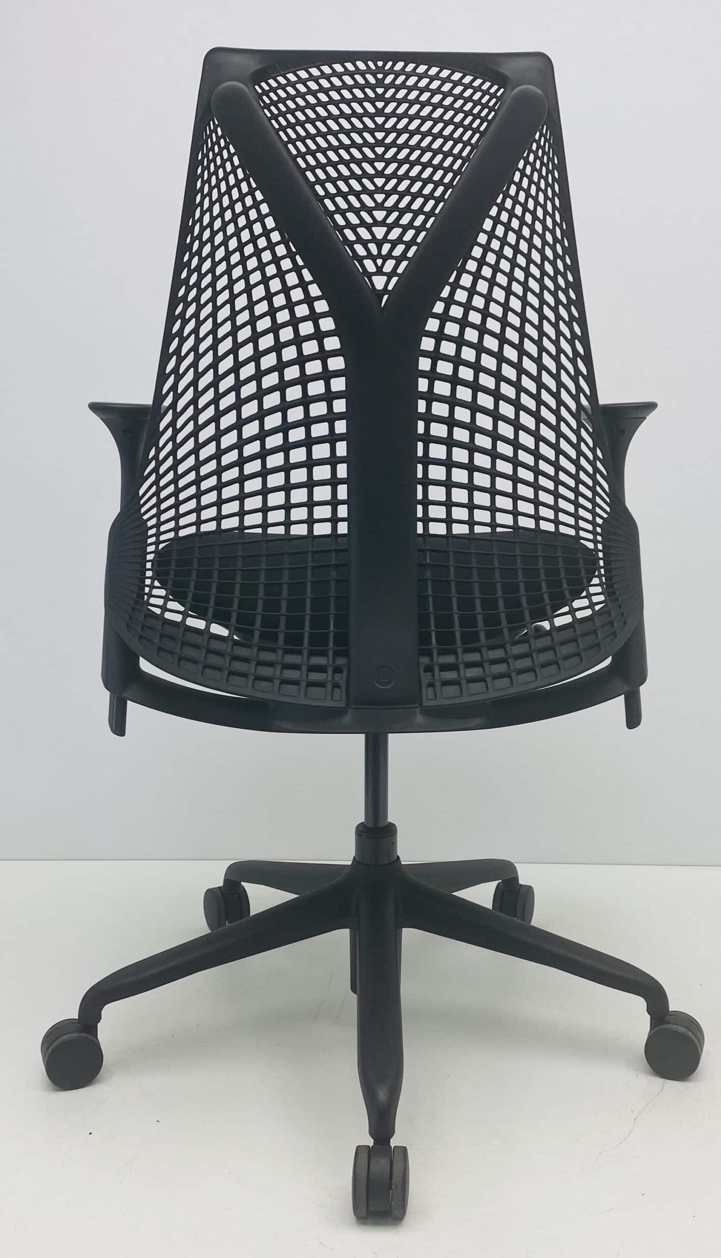 Bureaustoel Herman Miller Sayl zwart nieuwe stof