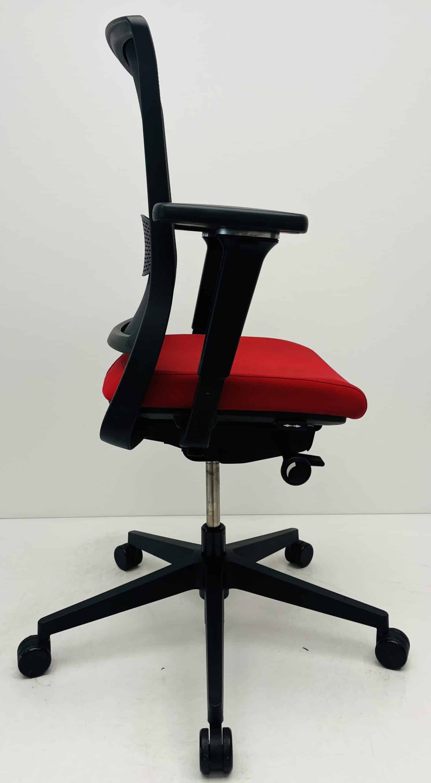 Bureaustoel Gispen Zinn rood