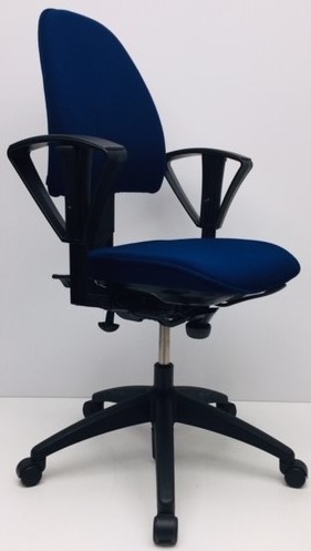 Bureaustoel Kinnarps 6000 Freefloat donkerblauw