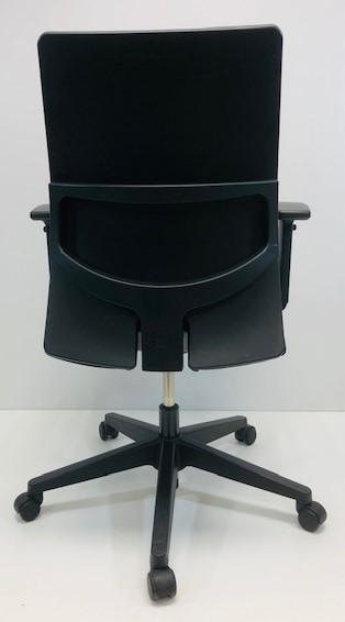 Bureaustoel Comforto D39 zwart dichte rug