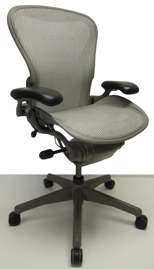 Bureaustoel Herman Miller Aeron B grijs