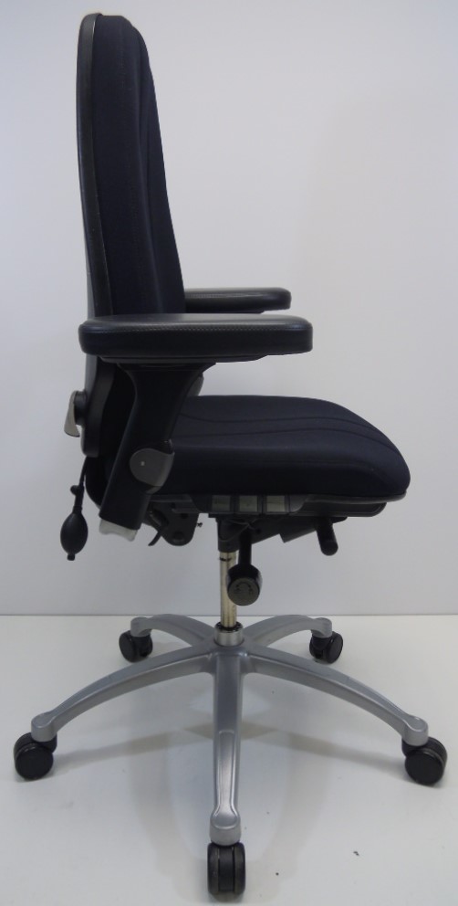 Bureaustoel RH Logic 400 zwart nieuw stof