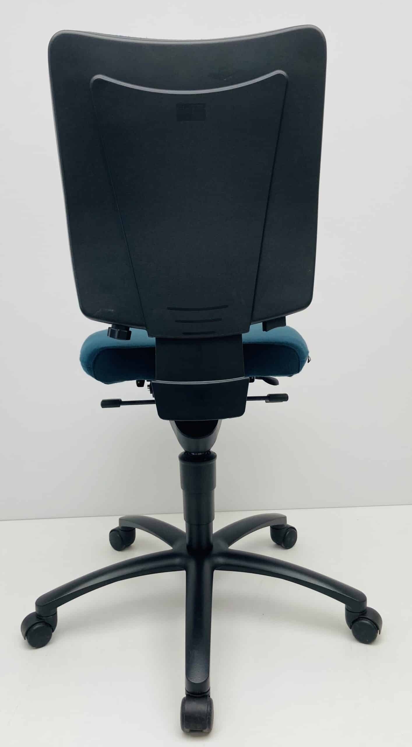 Bureaustoel Viasit Innova blauw zonder armleggers
