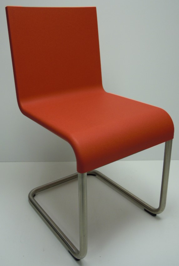 Vergaderstoel bezoekersstoel Vitra .05 rood