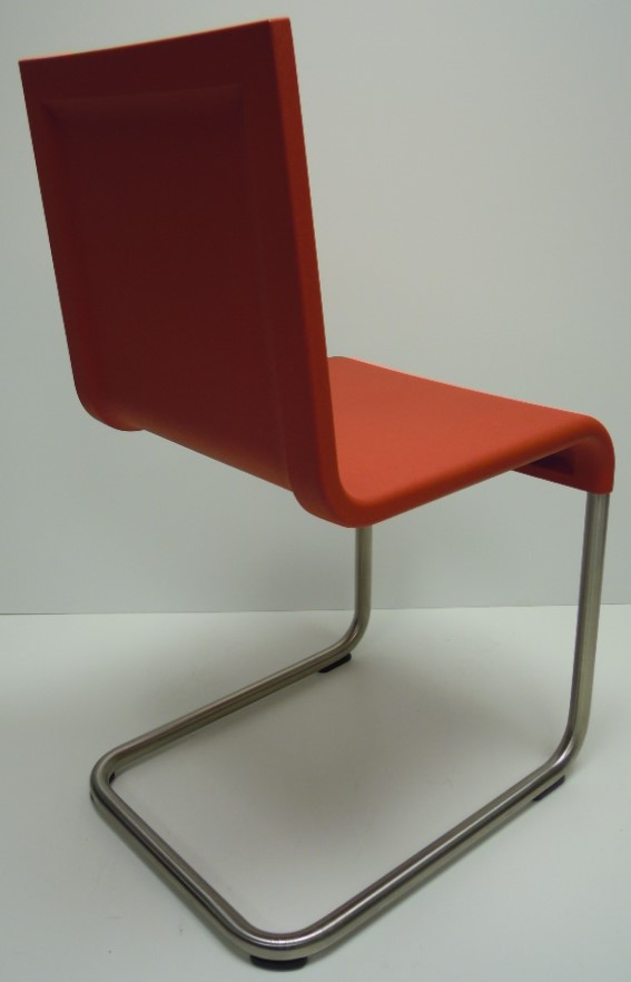 Vergaderstoel bezoekersstoel Vitra .05 rood