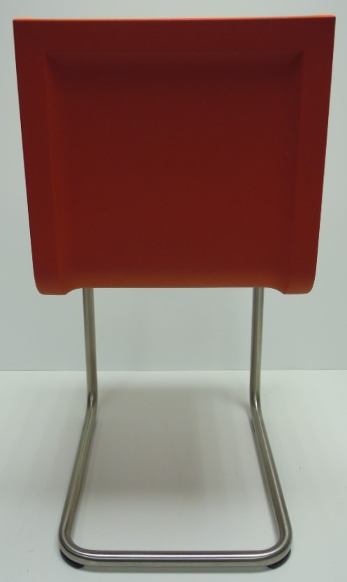Vergaderstoel bezoekersstoel Vitra .05 rood