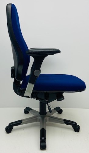 Bureaustoel RH Logic 4 blauw XXL zitting