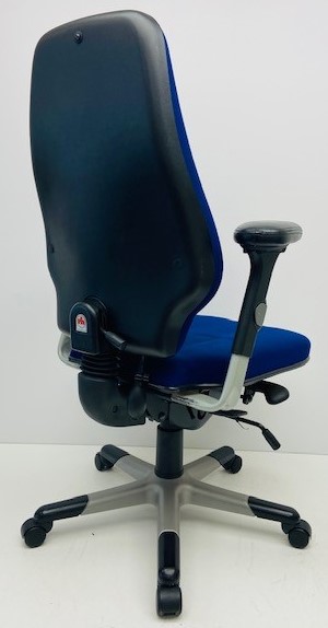 Bureaustoel RH Logic 4 blauw XXL zitting