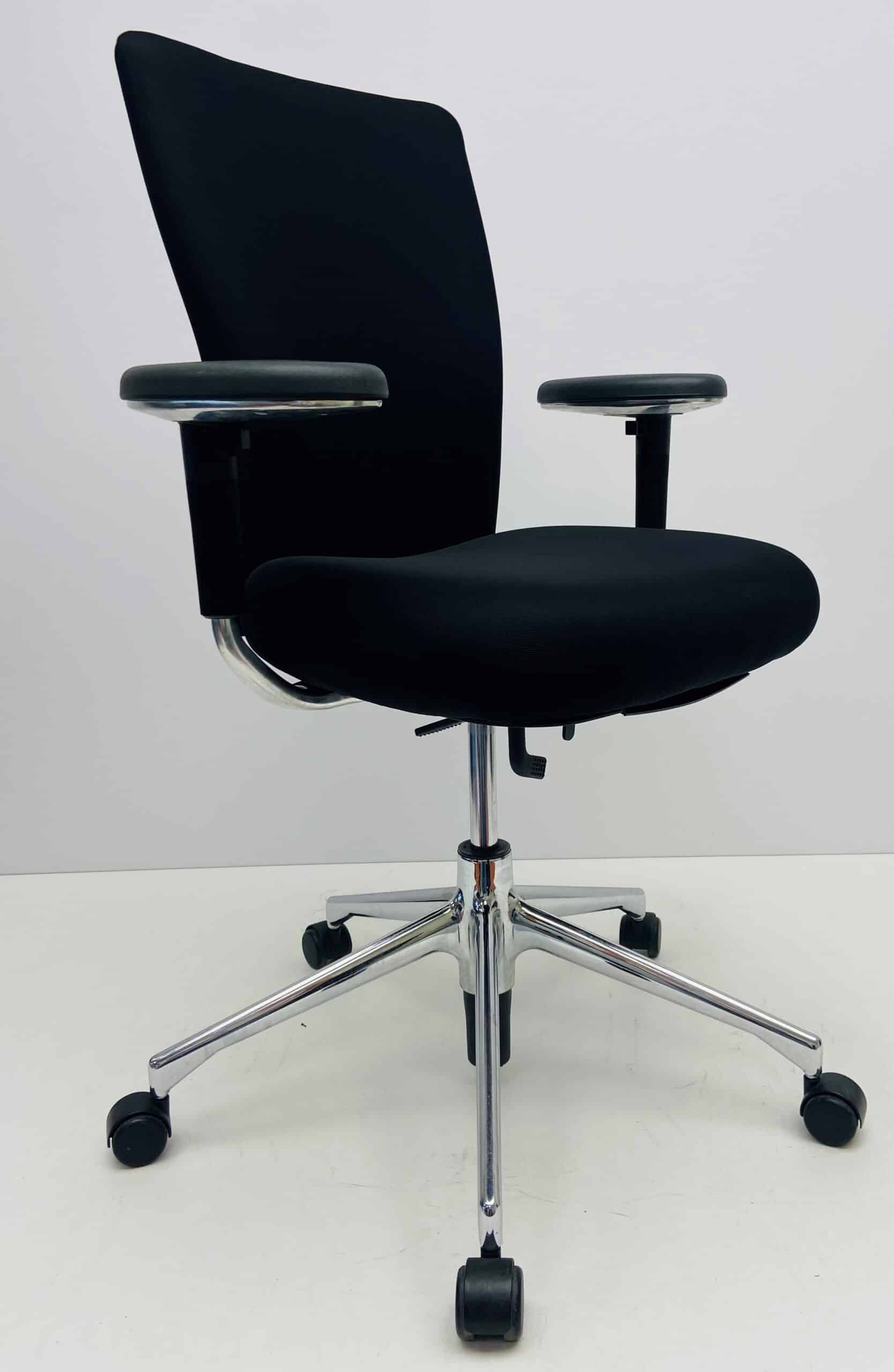 Bureaustoel Vitra Oson C zwart nieuwe stof