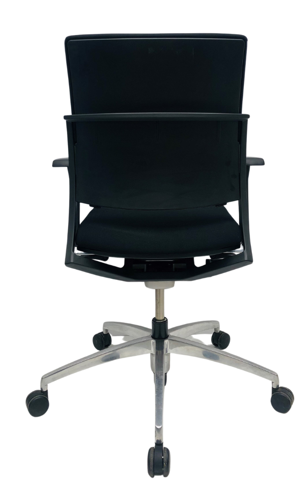 Refurbished Bureaustoel Sitag AG grijs voetkruis
