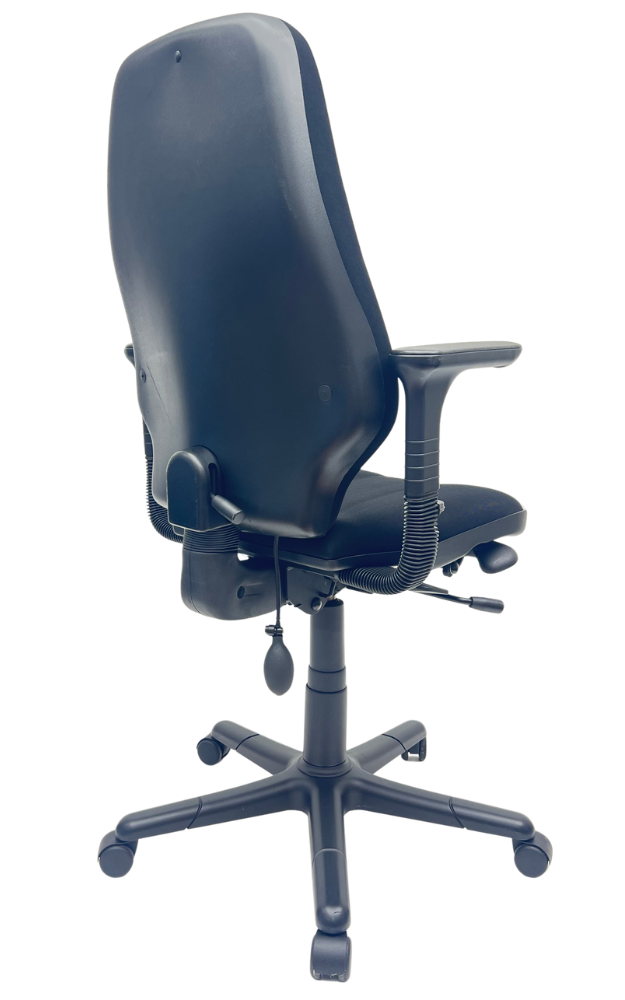 Bureaustoel RH Logic 4 zwart nieuwe stof