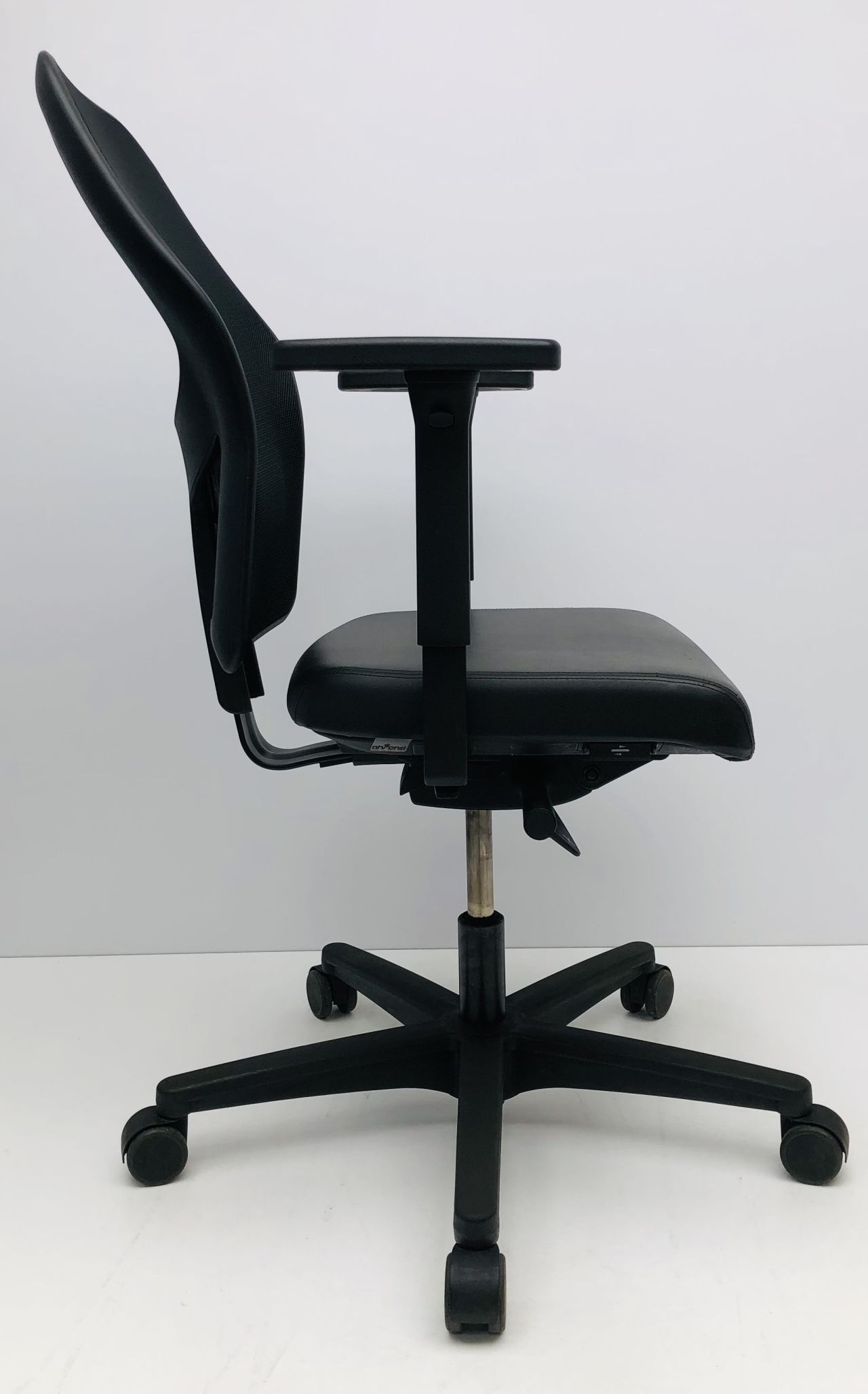 Bureaustoel Ahrend 160 zwart leer