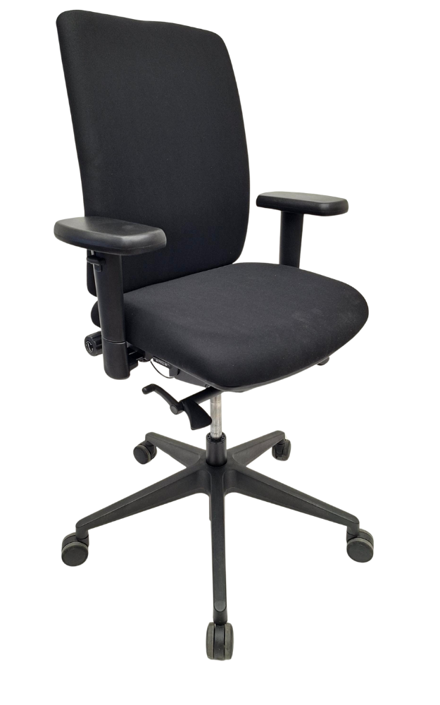 Bureaustoel Jetchair 14 NPR 3D zwart voetkruis