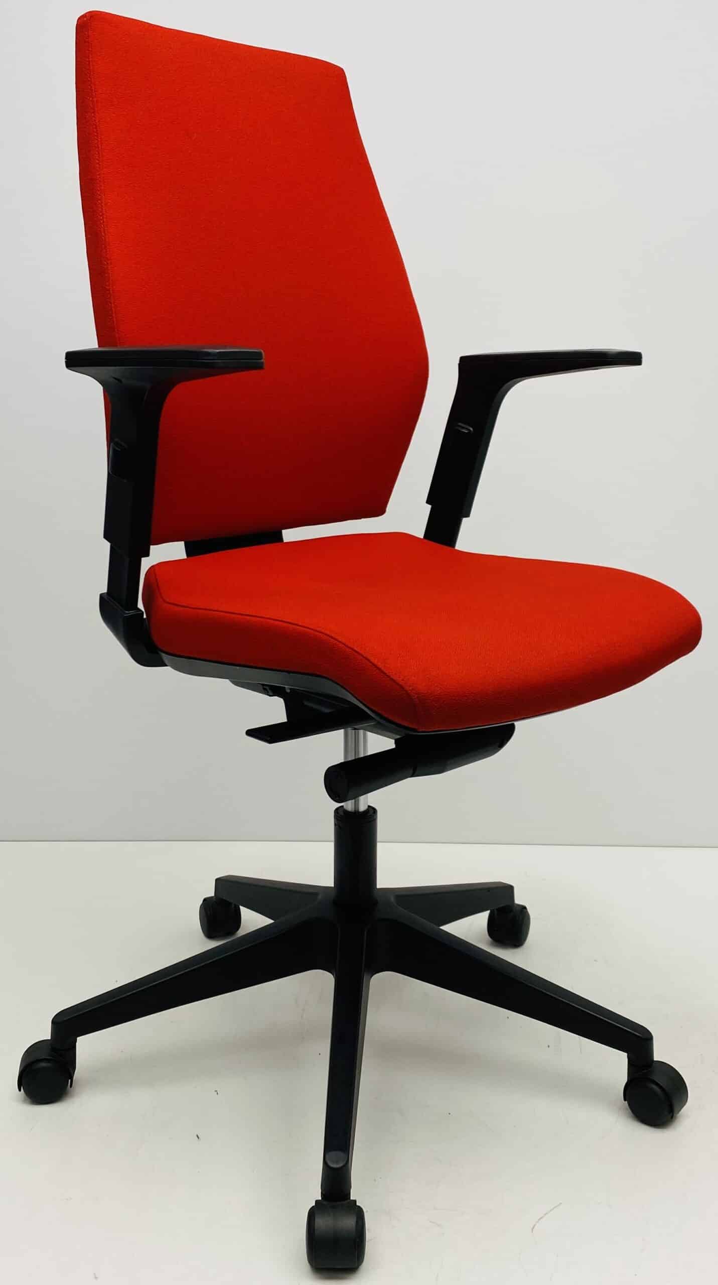 Bureaustoel Sokoa Sedna rood