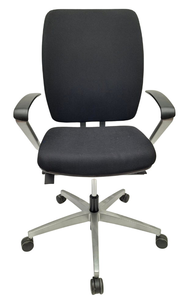 Refurbished Bureaustoel Viasit Magnum met grijs voetkruis