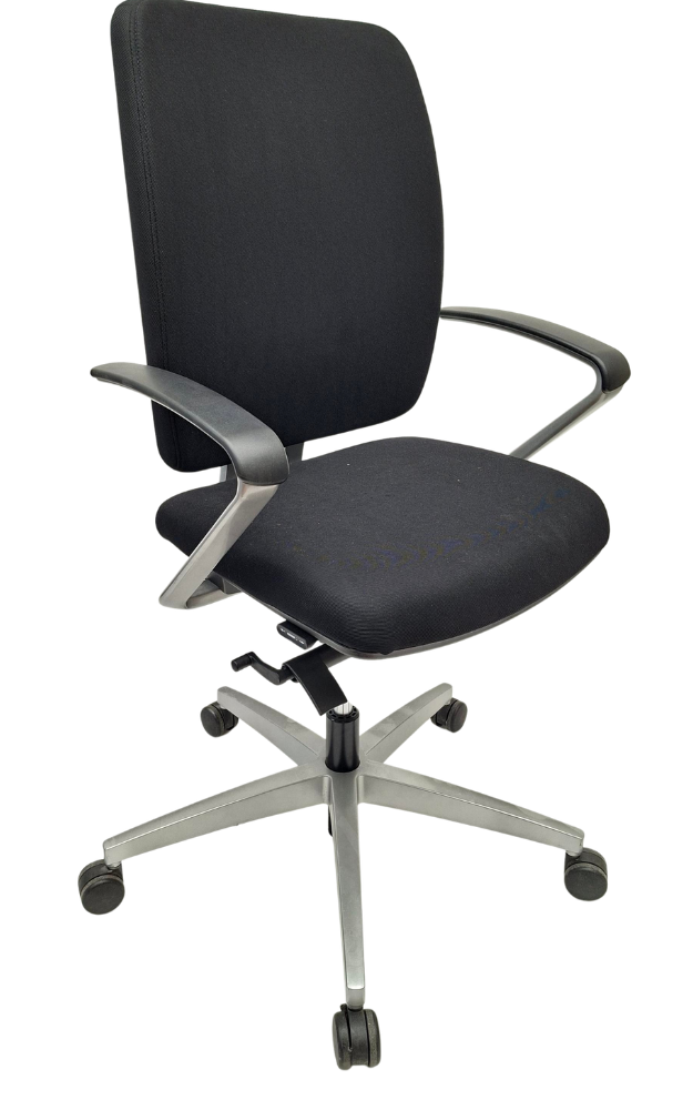 Refurbished Bureaustoel Viasit Magnum met grijs voetkruis