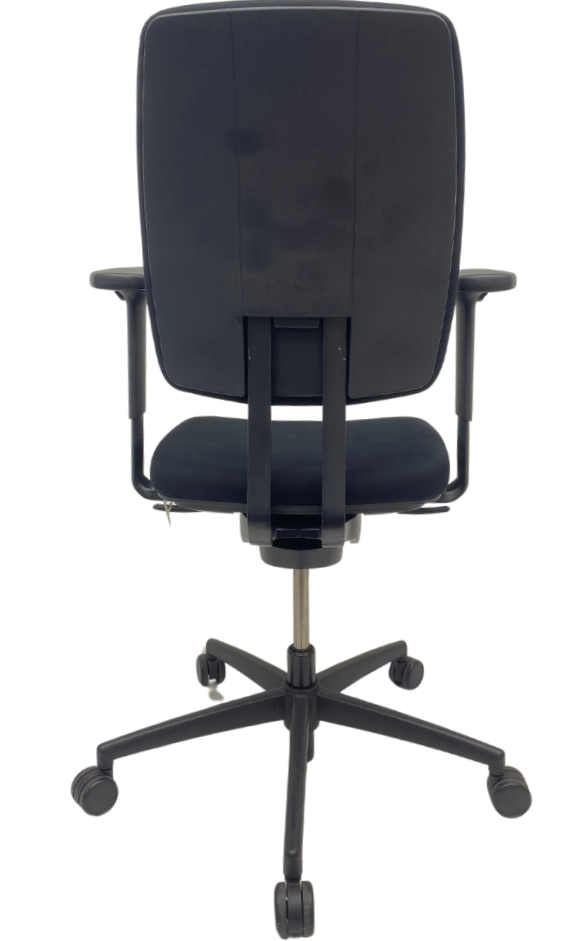 Refurbished Bureaustoel Viasit Magnum zwart voetkruis