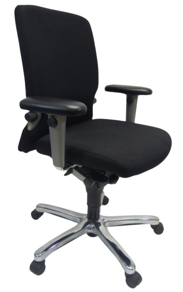 Bureaustoel Comforto 77 met chroom voetkruis