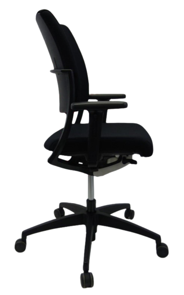 Refurbished Bureaustoel Sitag AG zwart voetkruis