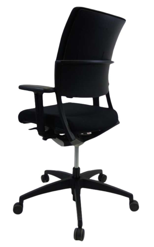 Refurbished Bureaustoel Sitag AG zwart voetkruis