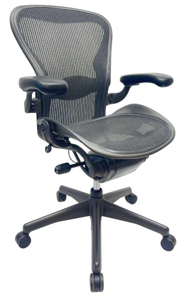Bureaustoel Herman Miller Aeron B antraciet
