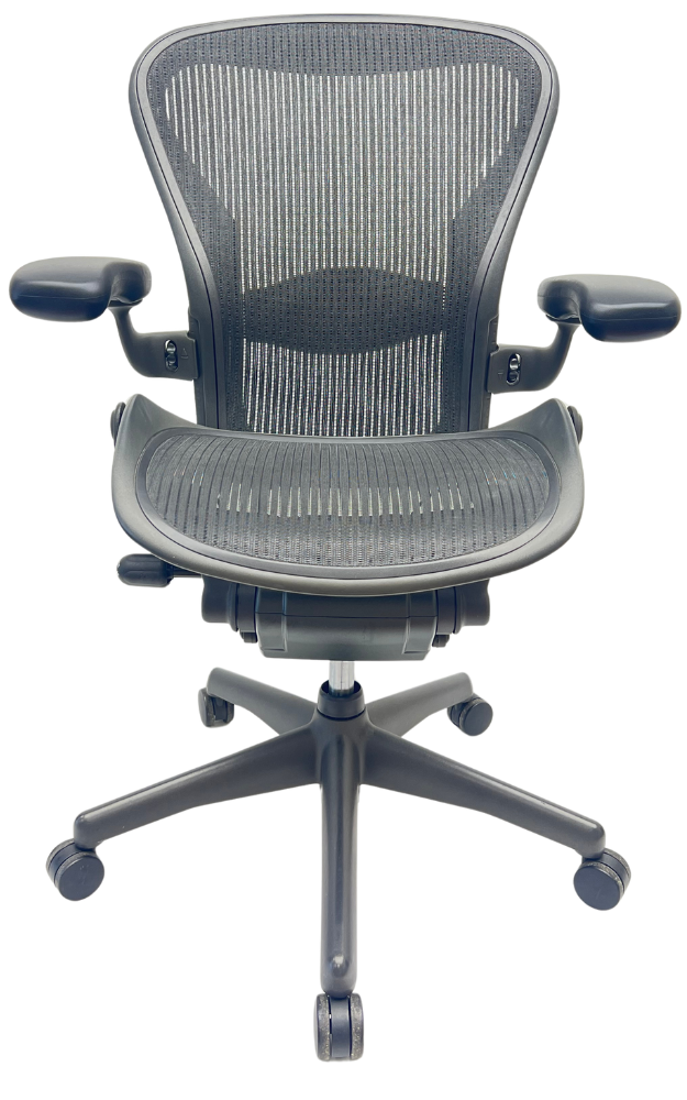 Bureaustoel Herman Miller Aeron B antraciet