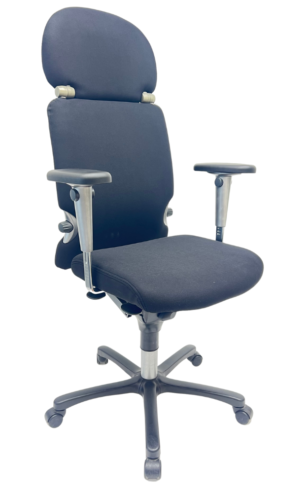 Bureaustoel Comforto 77 met hoofdsteun nieuwe stof