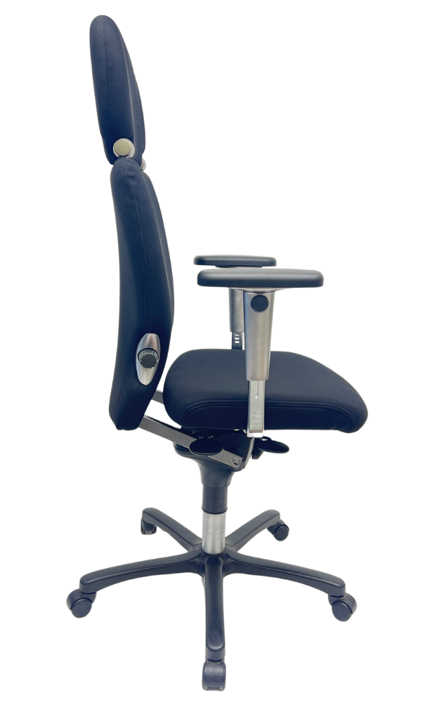 Bureaustoel Comforto 77 met hoofdsteun nieuwe stof