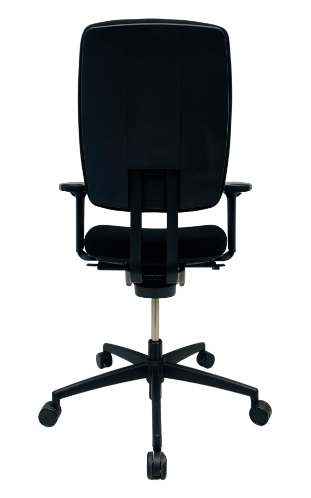 Refurbished Bureaustoel Kembo M9 zwart voetkruis