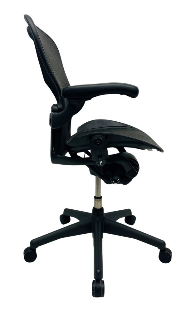 Refurbished Bureaustoel Herman Miller Aeron B Antraciet Full Option
