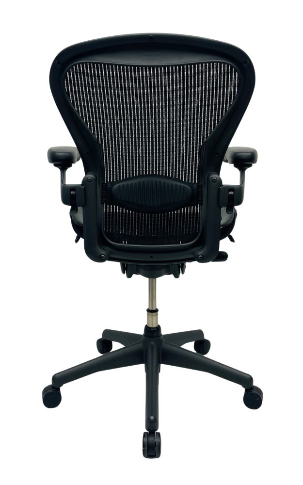Refurbished Bureaustoel Herman Miller Aeron B Antraciet Full Option