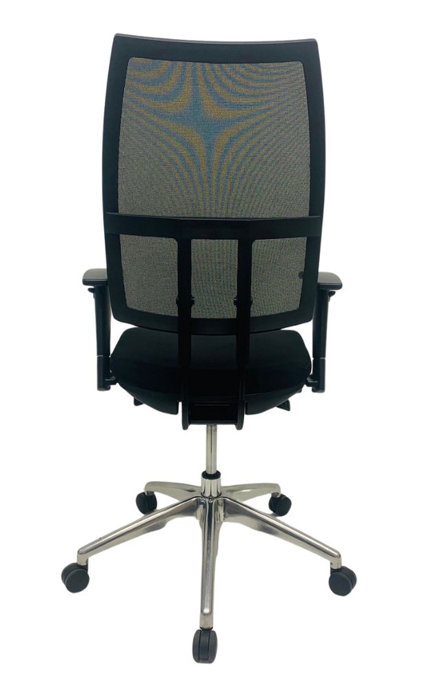 Bureaustoel Jetchair 24 chroom voetkruis