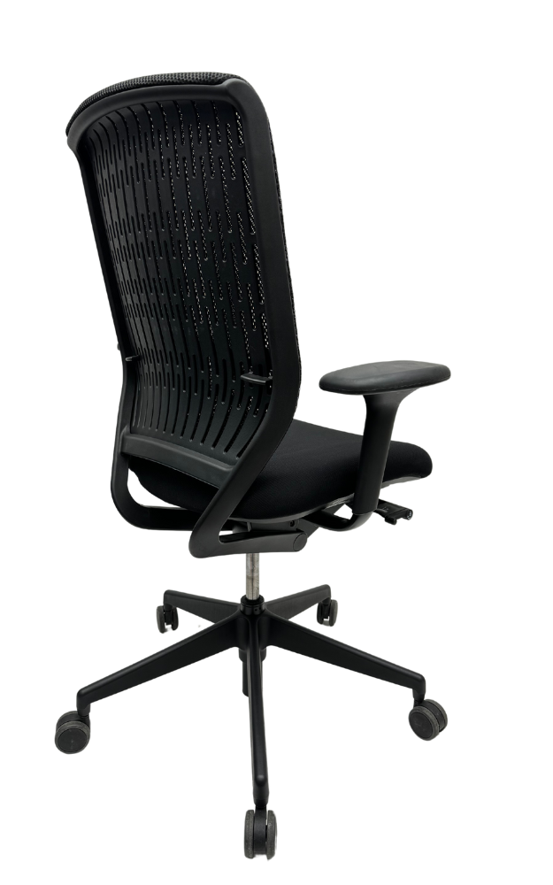 Refurbished Bureaustoel Senator Evolve zwart nieuwe stof