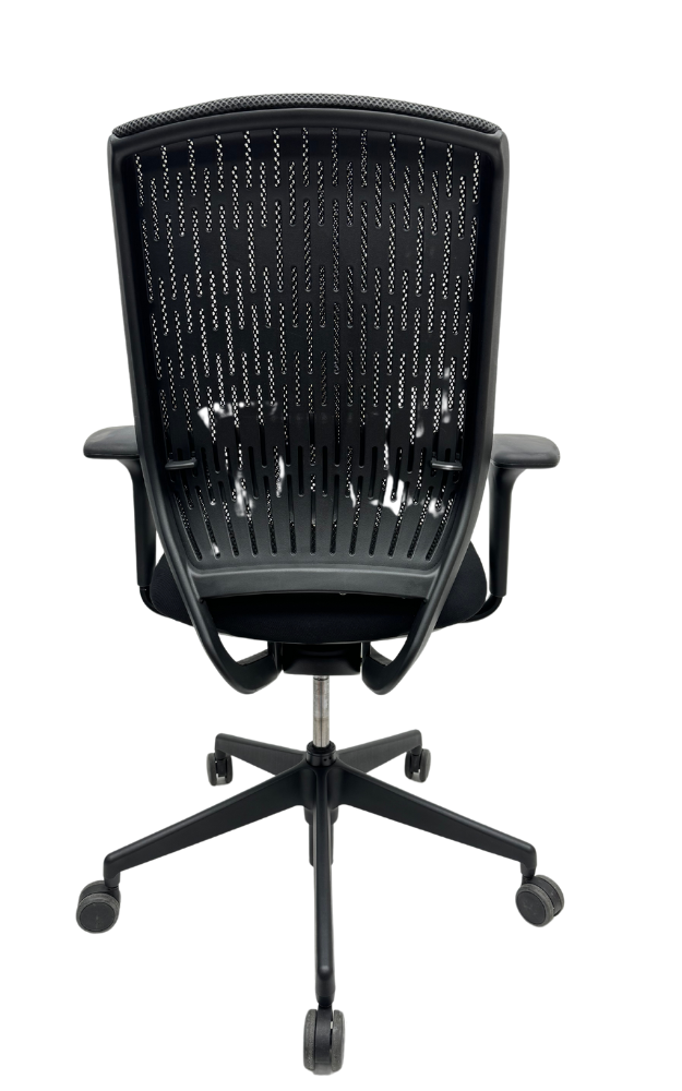 Refurbished Bureaustoel Senator Evolve zwart nieuwe stof